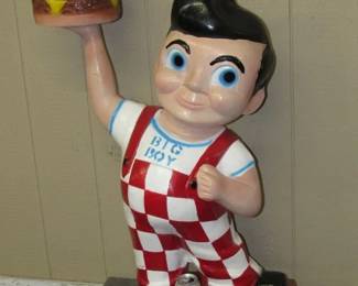 41" Tall Cast Aluminum Big Boy Statue