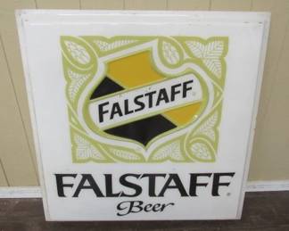 4' x 4' Plastic Falstaff Beer Sign