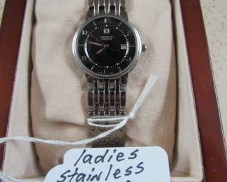 Ladies Stainless Swiss Army Watch