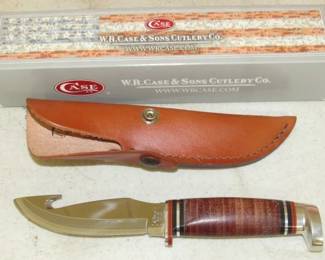 Case XX Hunting Knife w/Gut Hook - Mint