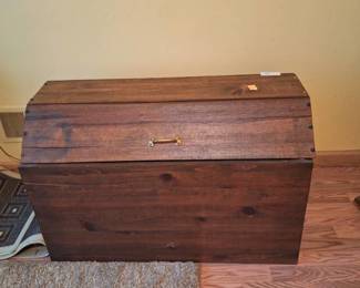 Wooden Dome Lid Hope Chest