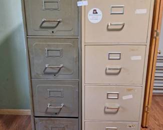 (2) Filing Cabinets