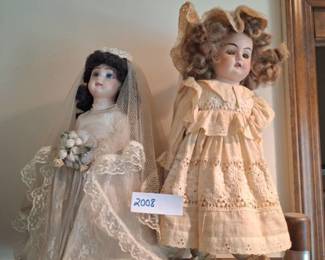 (2) Vintage Dolls - house has been smoked in