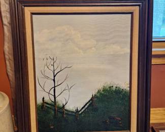 Framed Scenery Painting