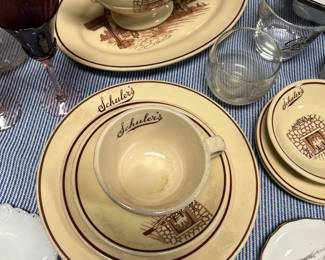 DINNERWARE FROM SCHULERS IN MARSHALL MICHIGAN 