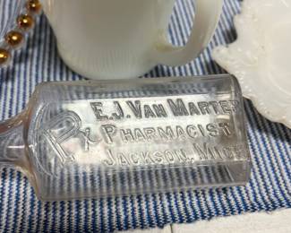 e.j. van marter pharmacist Jackson Michigan bottle