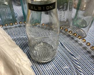 ALBION MICHIGAN MILK BOTTLE 
