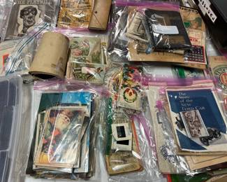 lots of ephemera 