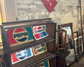 VINTAGE PEPSI AND FAYGO SIGNS 