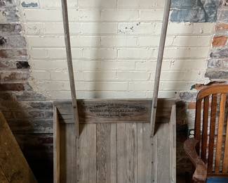 ANTIQUE SNOW SCOOP MADE IN JACKSON MICHIGAN 