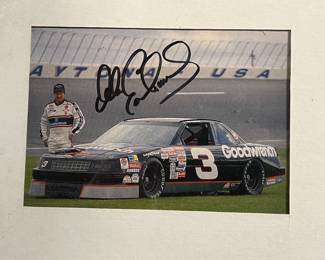 SIGNED DALE EARNHARDT SR PHOTO 