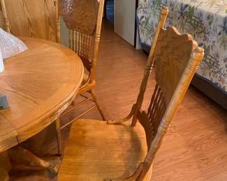 Oak dining set $250