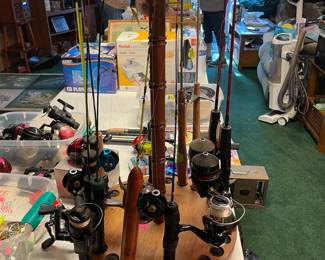 Ice fishing poles
