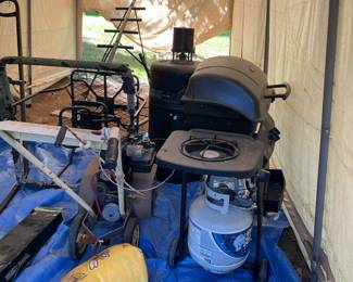 Grill hammock and other items