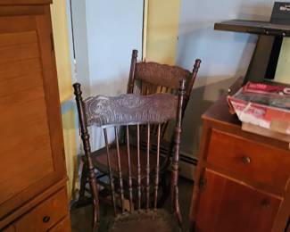 ANTIQUE ROCKING CHAIRS
