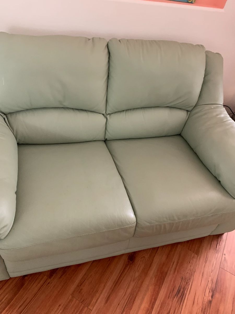 Aqua colored Love Seat