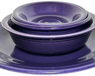 Plum Fiestaware