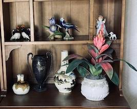 Vintage Kling Colonial Oak Display Cases.