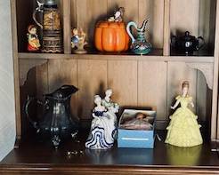 Vintage Kling Colonial Oak Display Cases.