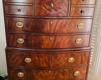 Broyhill Anniversary Set Highboy Dresser Chest.