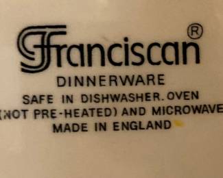 Vintage Franciscan wear  "Desert Rose" Dishes. 109 Pieces.