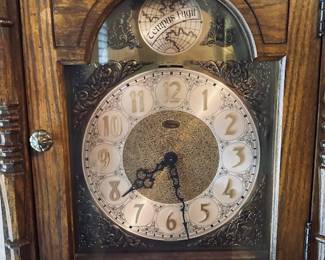 Vintage Ridgeway Grandfather Clock.