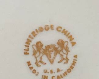 Vintage Flintridge China.