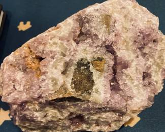 Amethyst Crystal Quartz Rocks.