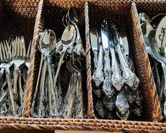 Complete Silverware/Flatware Set.