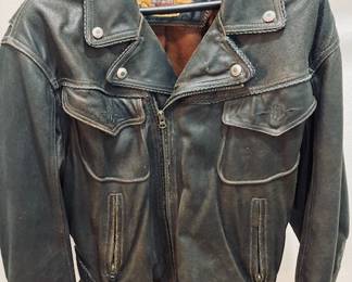 Vintage Harley Davidson Leather Jacket/Coat. Top Condition!
