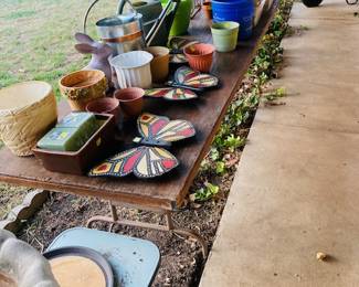 Large Selection of Flower Pots, Lawn and Garden Items.
