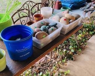 Large Selection of Flower Pots, Lawn and Garden Items.