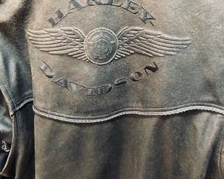 Vintage Harley Davidson Leather Coat/Jacket.