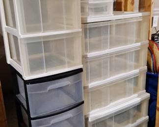 Plastic Storage Drawer Units