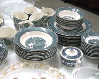 Courier & Ives by Royal. Pattern ' Early Winter'