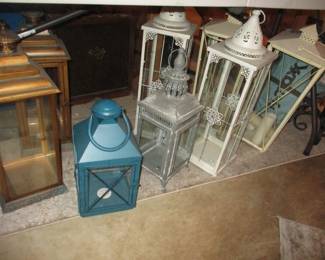 Decorative Lanterns - mostly metal