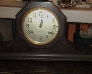 Antique New Haven mantle clock.