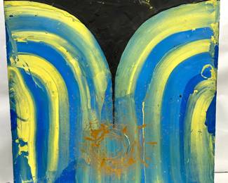 Very large scale original mixed media painting by Art Videen Minnesota Artist. 