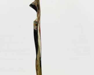 6 ft tall original polished stainless steel sculpture by Art Videen Minnesota Artist. 