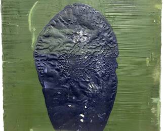 Very large scale original mixed media painting by Art Videen Minnesota Artist. 