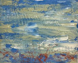 Very large scale original mixed media painting by Art Videen Minnesota Artist. 