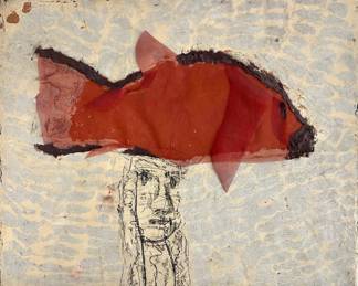 Very large scale original mixed media painting by Art Videen Minnesota Artist. 