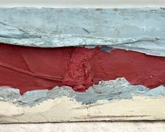 Very large scale original mixed media painting by Art Videen Minnesota Artist. 