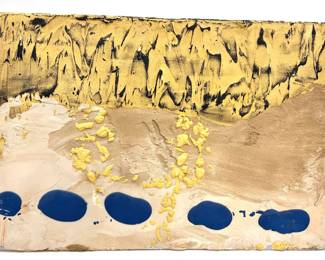 Very large scale original mixed media painting by Art Videen Minnesota Artist. 