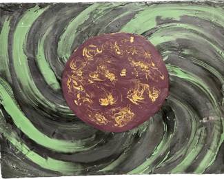 Very large scale original mixed media painting by Art Videen Minnesota Artist. 