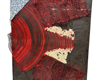 Very large scale original mixed media painting by Art Videen Minnesota Artist. 