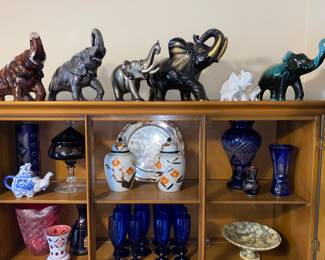 A portion of the elephant collection