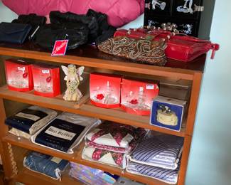 New bedding and gifts in packaging