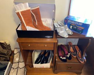 End tables and newer foot ware