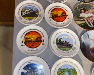 Railroad collector plates